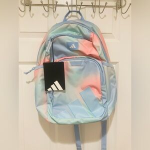 NWT Adidas Cotton Candy Swirl Backpack with space for 15” Laptop!